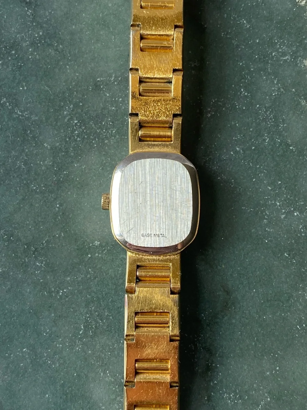 Wittnauer Gold-Tone Women's Quartz Watch - Black Dial
